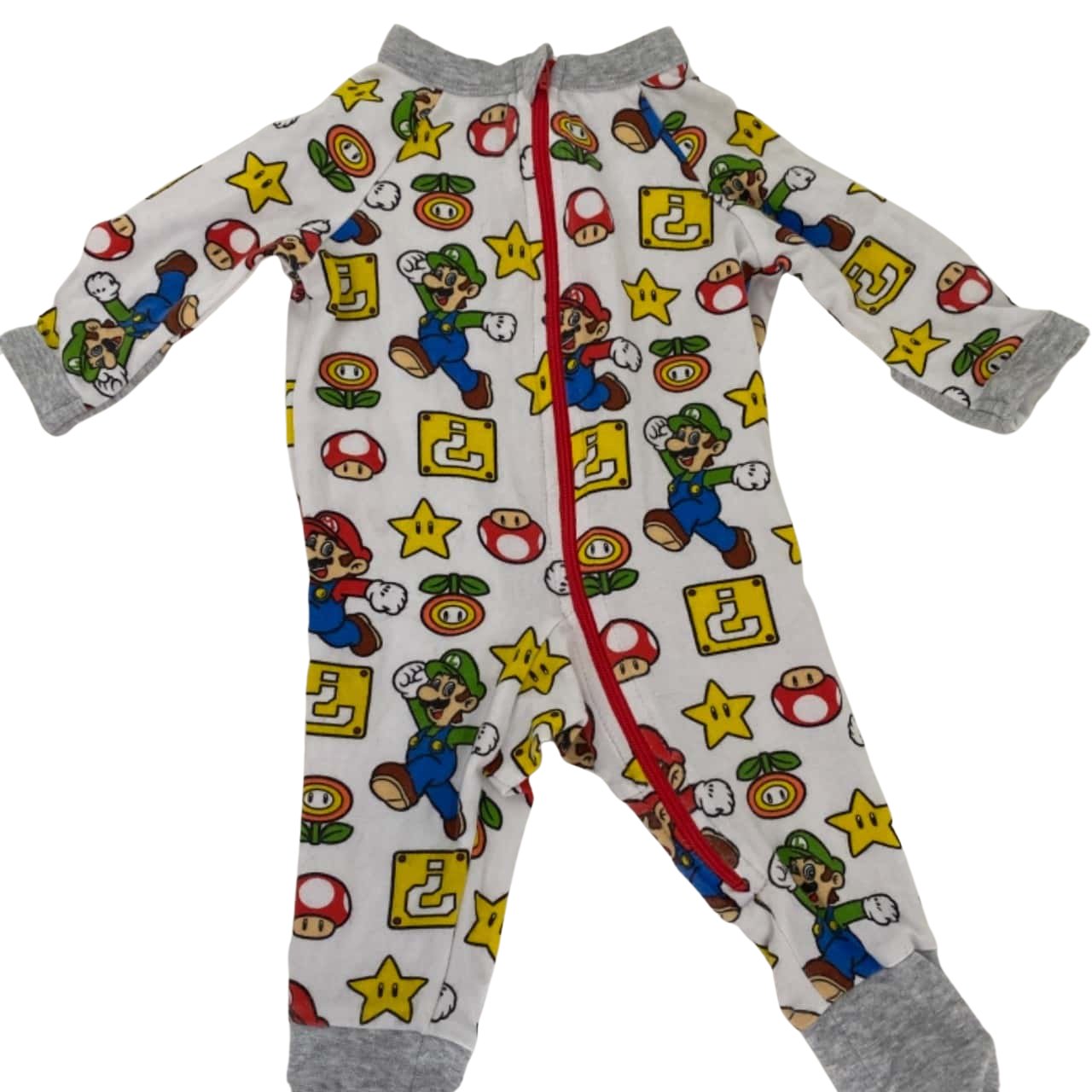 Super Mario Kids Size 03m / 000 Onesie Multicoloured (s)