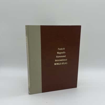 Vintage Funk & Wagnalls Hammond International World Atlas [B#11]