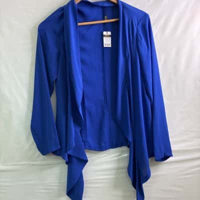 Wanko Womens Size 38 Blouse Blue BNWT