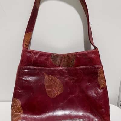 Bag Shoulder Florian of London Womens  Maroon 