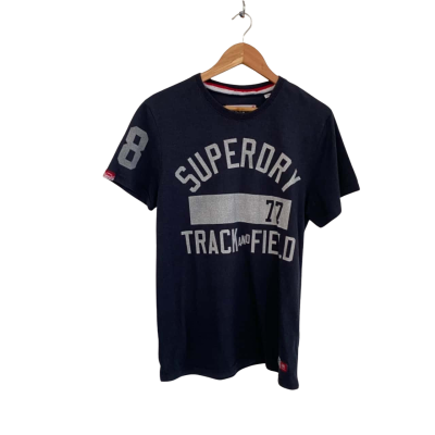 Superdry  Size XL T-Shirt Navy Blue 