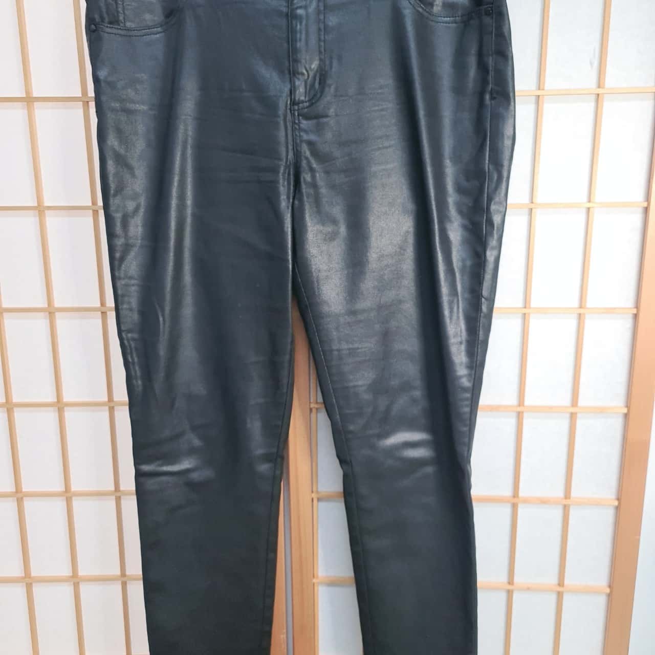 leather pants size 14