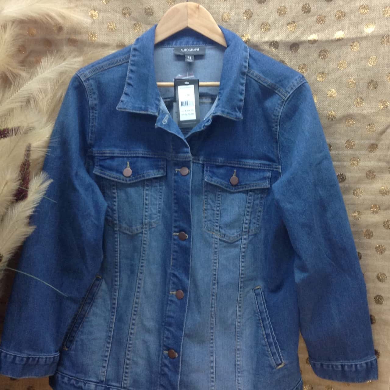 denim jacket size 18