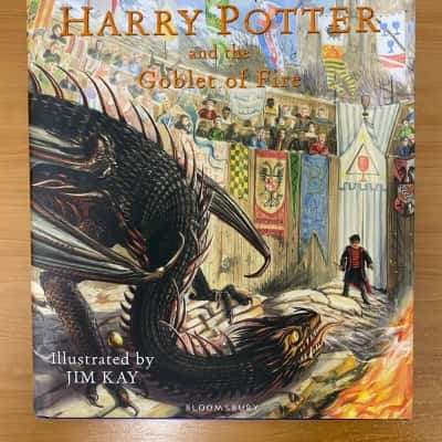 Harry Potter and The Goblet of Fire illustrated edition.