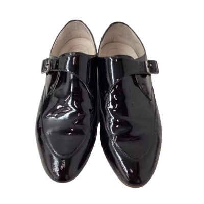 Frankie4 Gwen Womens  Size 7.5 Flat Shoes Black Patent