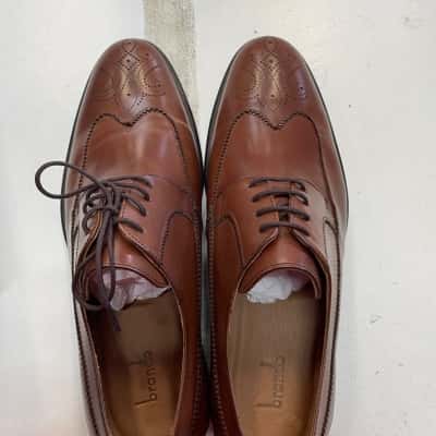 Brando Mens  Size 42 Dress shoes Brown 
