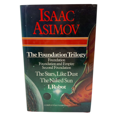 Isaac Asimov The Foundation Trilogy, Complete & Unabridged 1982 1st UK Edition Hard Cover 864 Pages 
