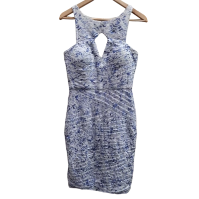 Aje Size 10 Sleeveless Keyhole Dress