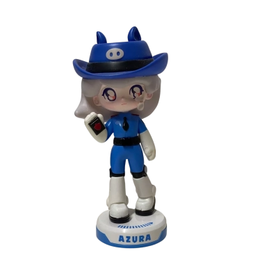 Pop Mart Azura Animal Fighting Match Series Piggy Sheriff