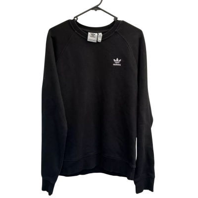 Adidas Mens  Size L Black  GUC Tokyo Print on back