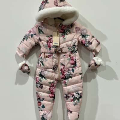 Lipsy London Toddler 9/12 mths Winter Floral Suit