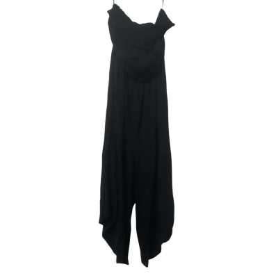 Womens City Chic Size XS Strapless Black Jumpsuit  