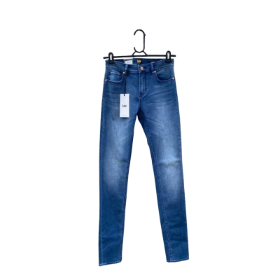 Womens Lee Size 10 Mid Skinny Jeans Blue BNWT