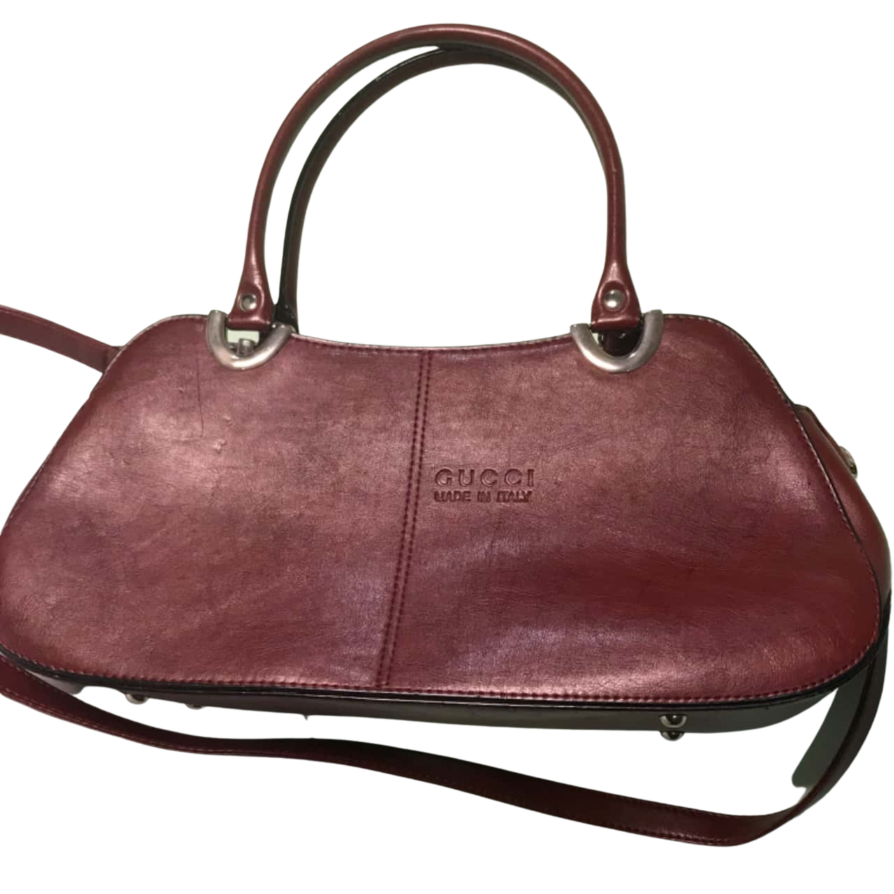 Womens Handbag / Shoulder Bag Maroon approx 40 cm x 20 cm(s)