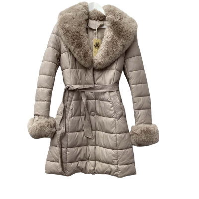 NEW -  Geshallino Womens  Size M Winter Jacket Raccolta Carta Beige 
