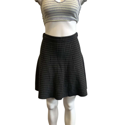 BNWT Portmans Women's Size S High Waist Mini Skirt Black & Green 