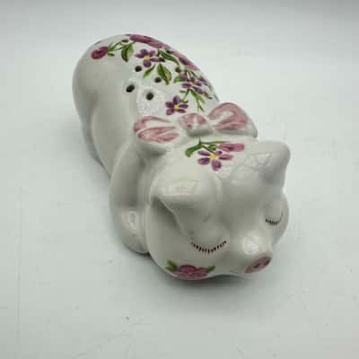 Vintage 1978 Ceramarte For Avon Pig Potpourri Made In Brazil