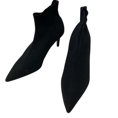 Tony Bianco Womens  Size 7 Black  Sock Knit Ankle Boots/Shoes