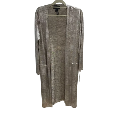 Frank Lyman Womens  Size 14 Open Jacket Silver RRP $220