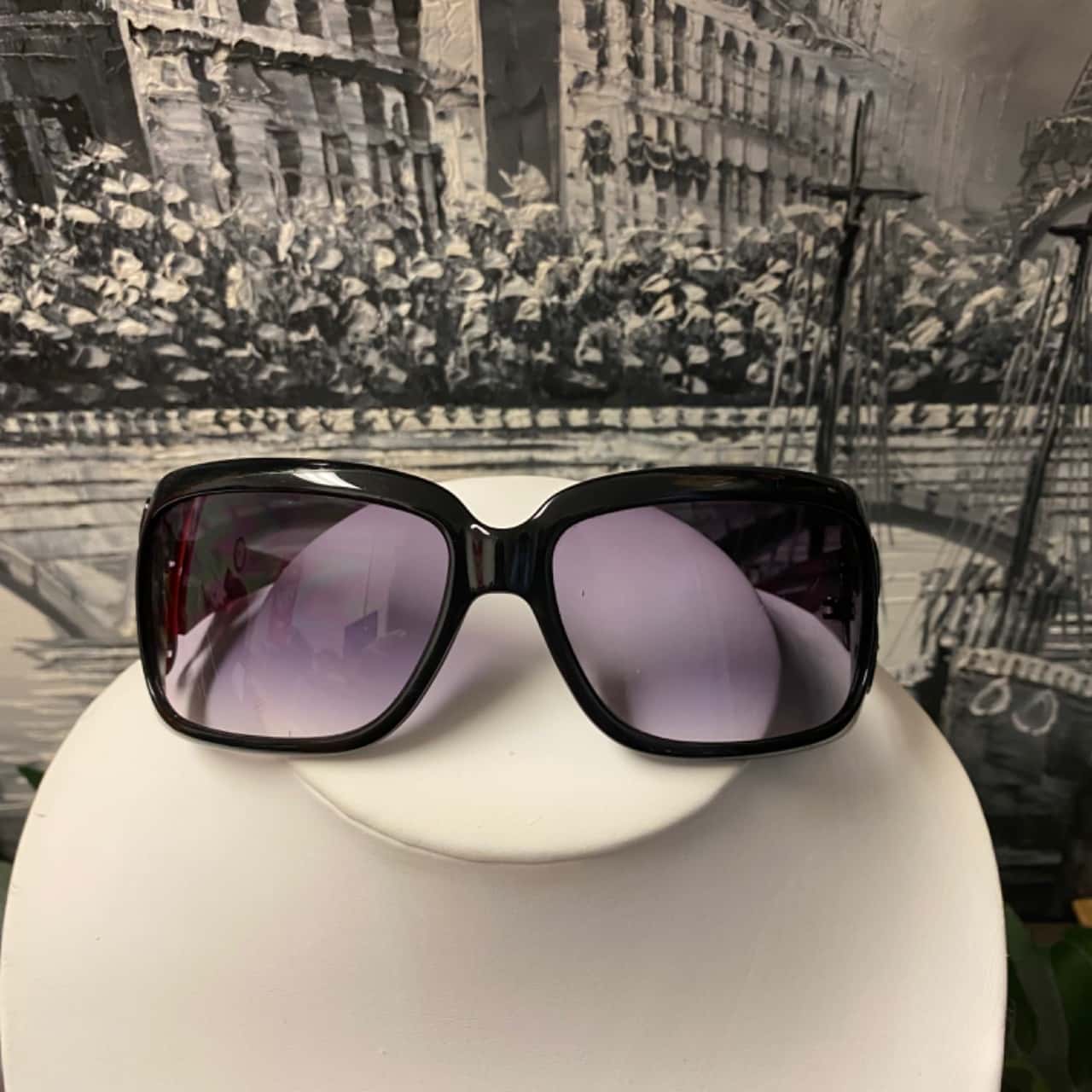 Guess Purple Resin Sunglasses