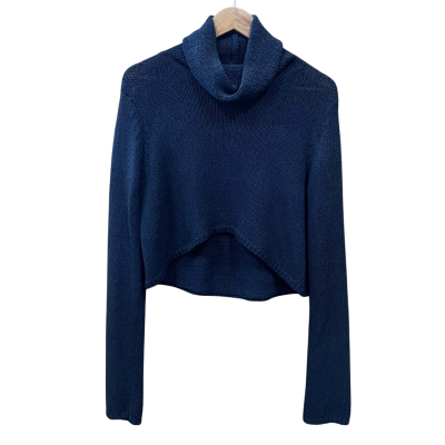 Sass & Bide Black Cropped Jumper One Size 