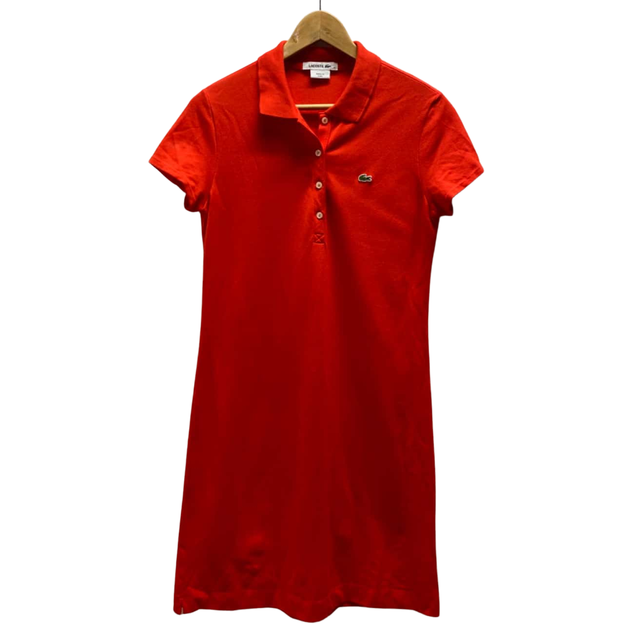 open lace back dress Lacoste Coral Polo Dress M main image 1