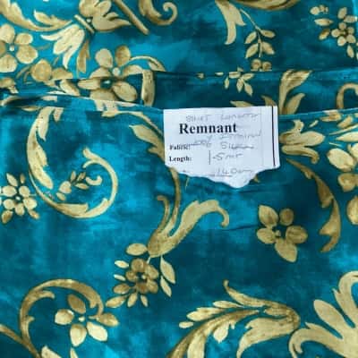 Italian Silk Baroque Inspired Floral Design (1.5m Lenth)