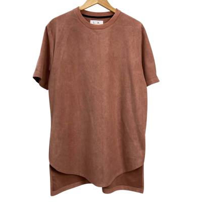  Lifted Anchors - Womens Short Sleeve Top - Size L - Rust