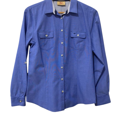 R.M. Williams Blue Shirt. Size 10. 