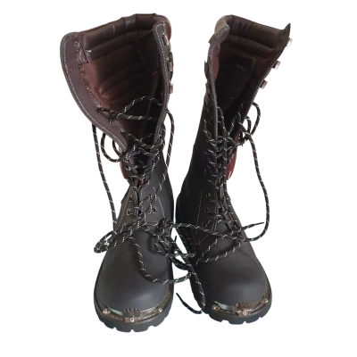 Addax Ridge Lace up Military Style Unisex  Size 45 Boots Black  BN