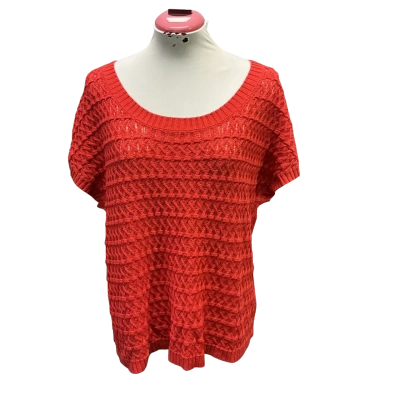 Old Navy Womens  Size M Short Sleeve Top Burnt Orange 