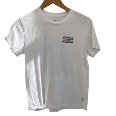 Vans Mens  Size S Short Sleeve Shirt White 