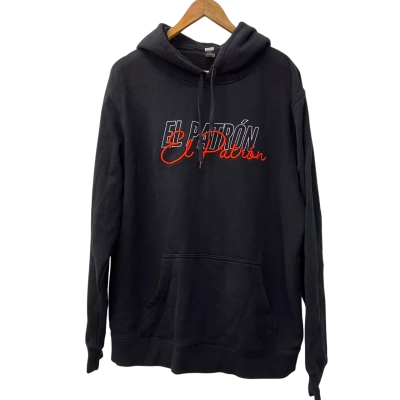 El Patron Black Pullover Hoodie Size L