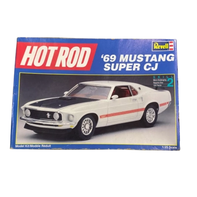 Revell 1969 Mustang Super Cobra Jet Plastic Model Kit