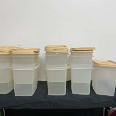 Set of 9 Vintage Tupperware Storage Food Containers 