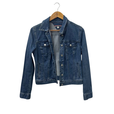 Tommy Hilfiger Unisex Size S Denim Jacket Blue 