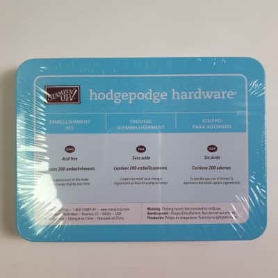 Stampin' Up Hodgepodge Hardware Silver - New Sealed In Box
