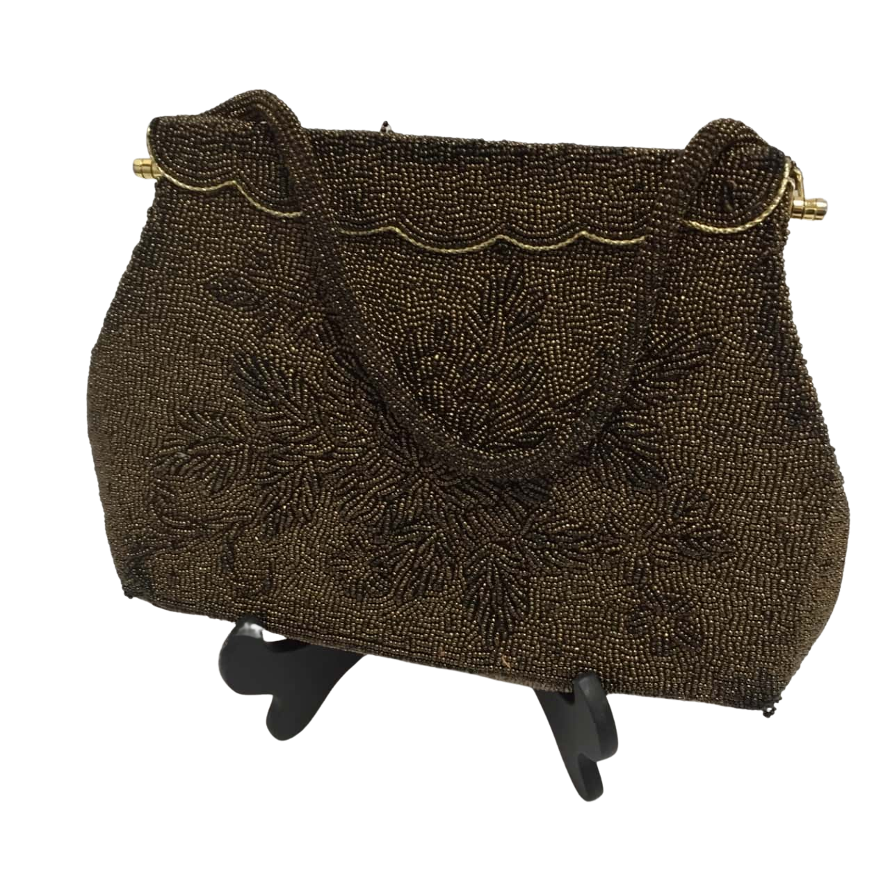 LAST CHANCE!!Womens Purse / Clutch Bronze Brown / Gold (s)