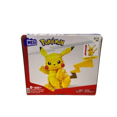 Mega Blocks Jumbo  Pikachu 825 Piece Puzzle 