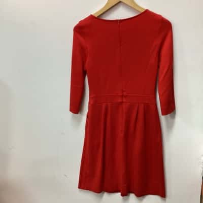 Hallhuber  Womens  Size 8 Cocktail Dress Red (f)