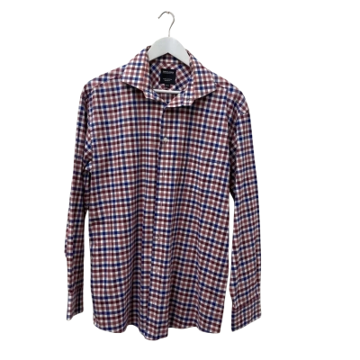 David Jones Mens  Size 42 Regular Fit - Checked Shirt -100% Cotton