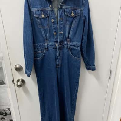 Decjuba Womens  Size 10 Overalls Blue 