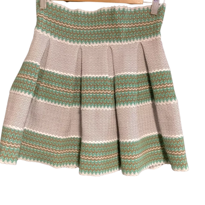 Mossman skirt  Size 8 Brown / Cream / Green 