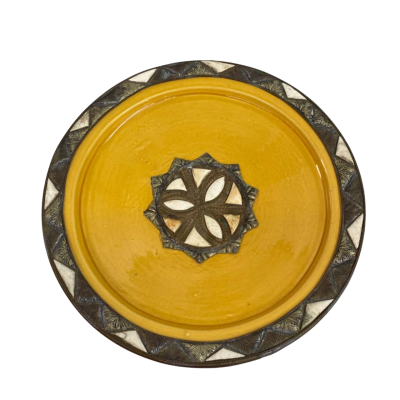 35cm Handcrafted Moroccan Pottery Bowl