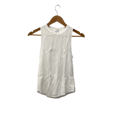 AERE Womens  Size S Sleeveless Top White 