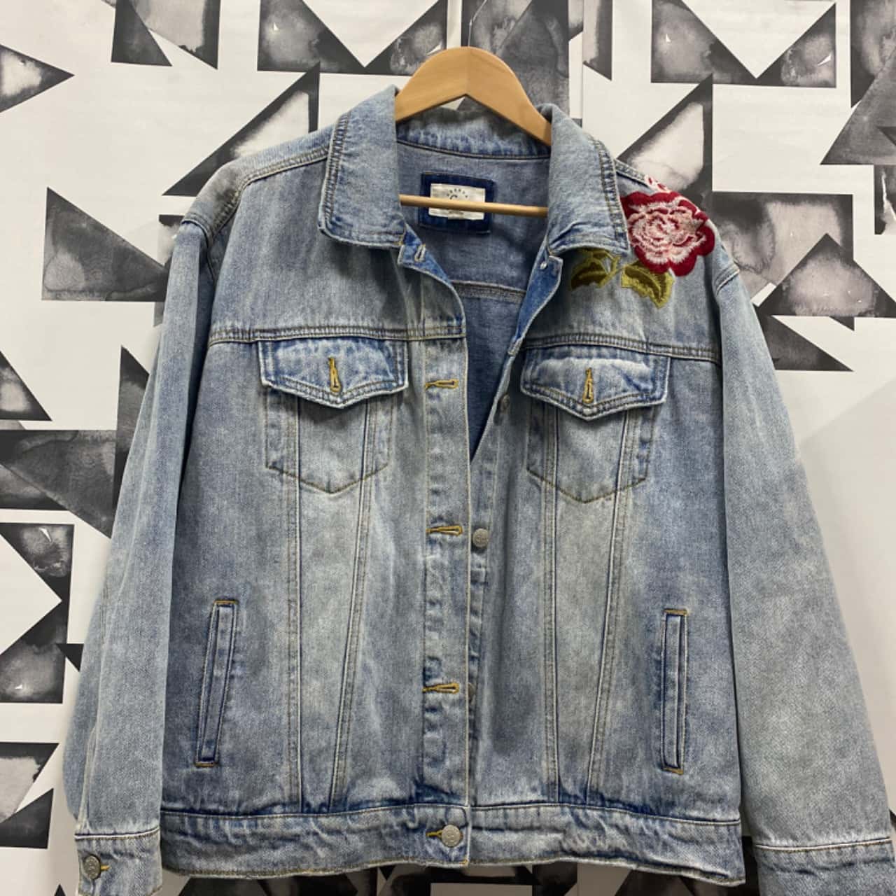 Ghanda Womens Size S Denim Jacket