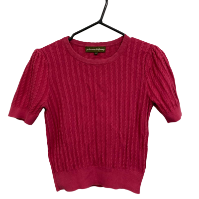 Princess Highway Womens  Size 10 Short Sleeve Top Pink  