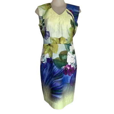 Perri Cutten   Floral Events Dress.  Size 14 