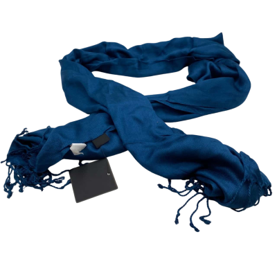 BNWT Basque Womens  Scarf Blue 172x48cm