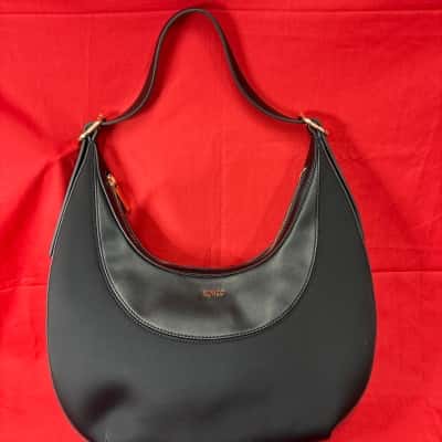 Mimco Women's Elara Crescent Hobo Shoulder Bag Black  